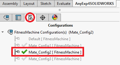 AnyExp2Solidworks Configuration
