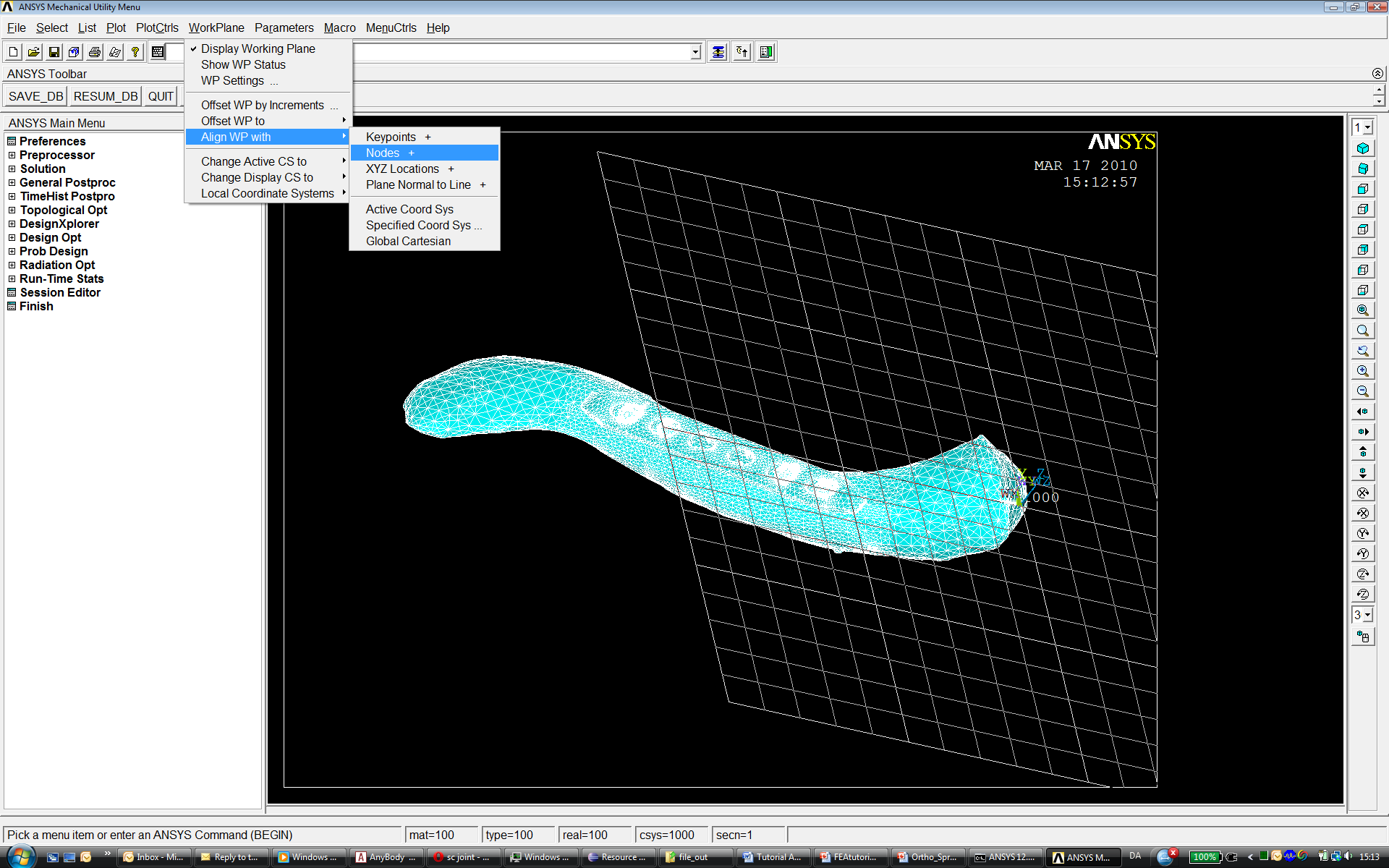 ANSYS nodes