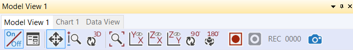 Model view toolbar
